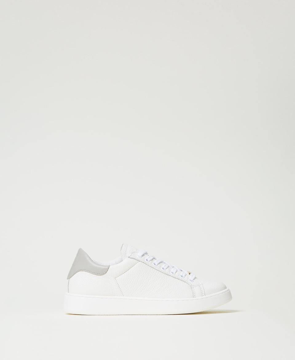Twin Set Sneakers in pelle con Oval T Promozione