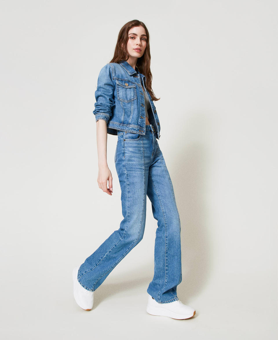 Twin Set Sneakers Fessura a righe con logo Pezzi Unici