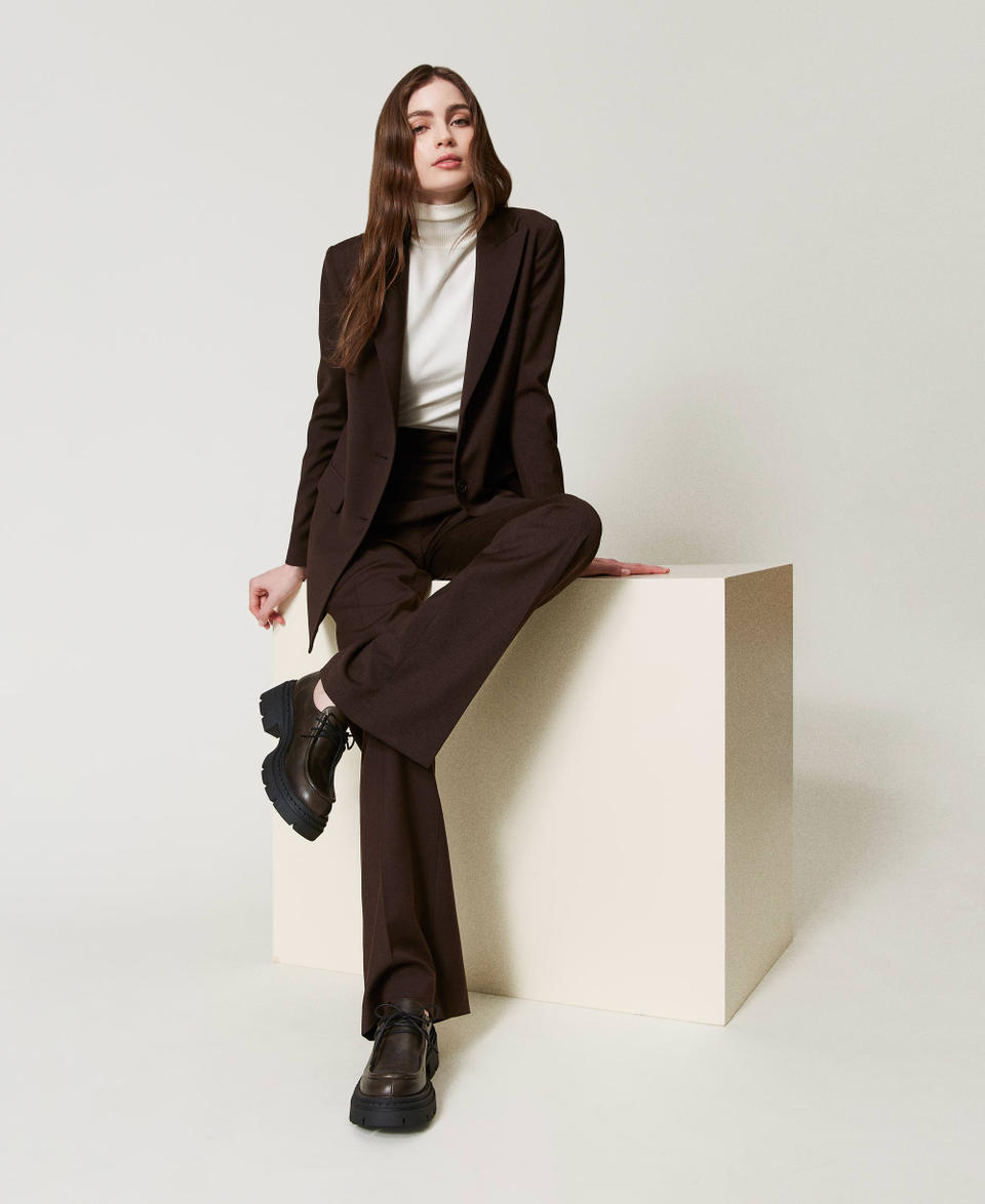 Twin Set Scarpe stringate con Oval T Acquista Ora