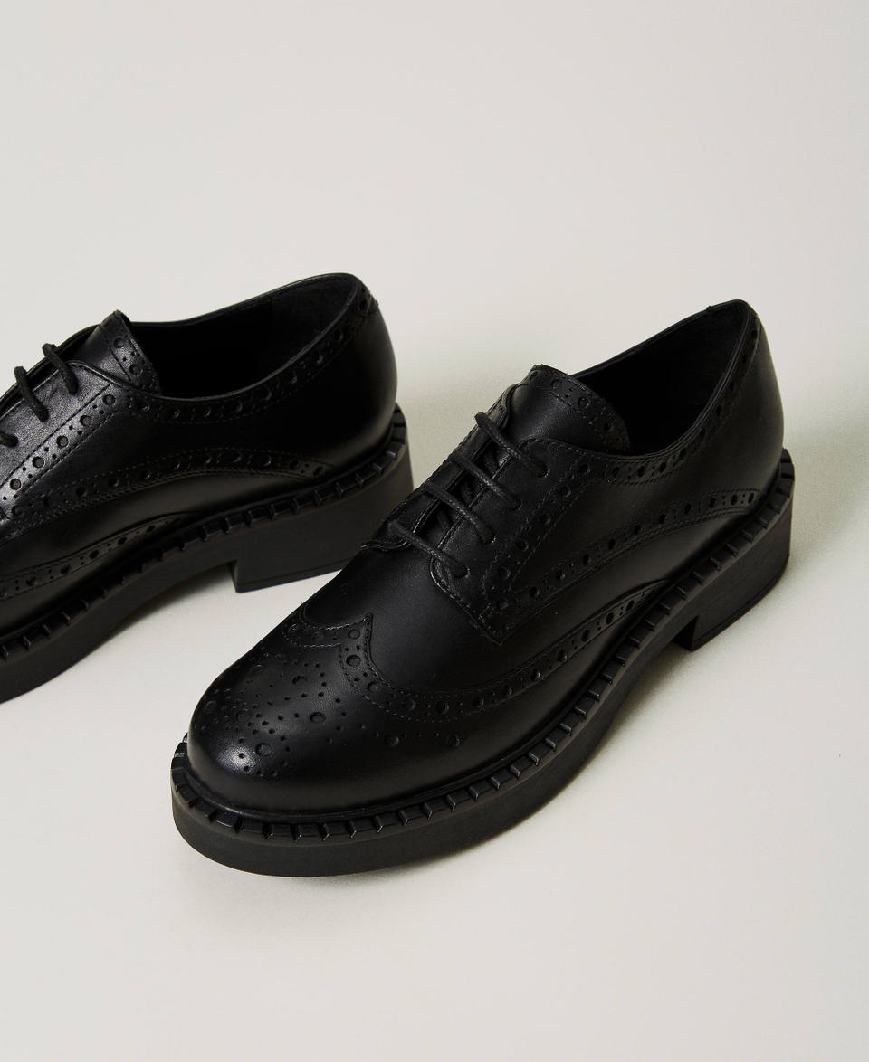 Twin Set Scarpe stringate in pelle Fino Al -60%