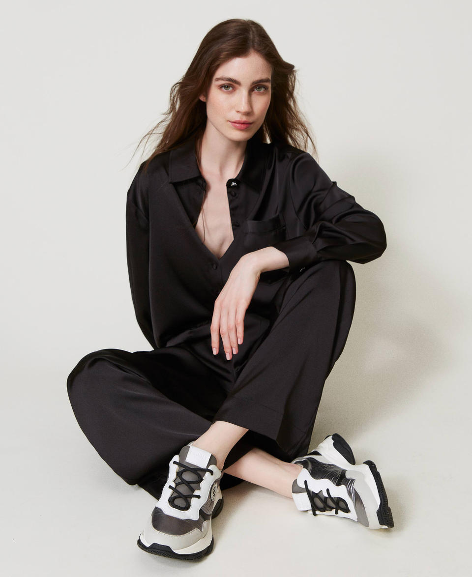 Twin Set Sneakers running color block Novità