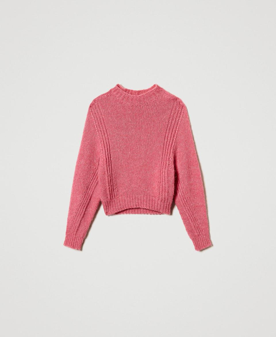 Twin Set Maglia lupetto in misto lana seamless Offerte