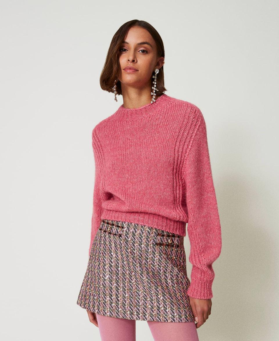 Twin Set Maglia lupetto in misto lana seamless Offerte
