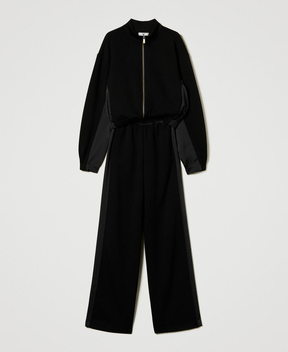 Twin Set Felpa con zip e pantaloni a palazzo Negozi Online