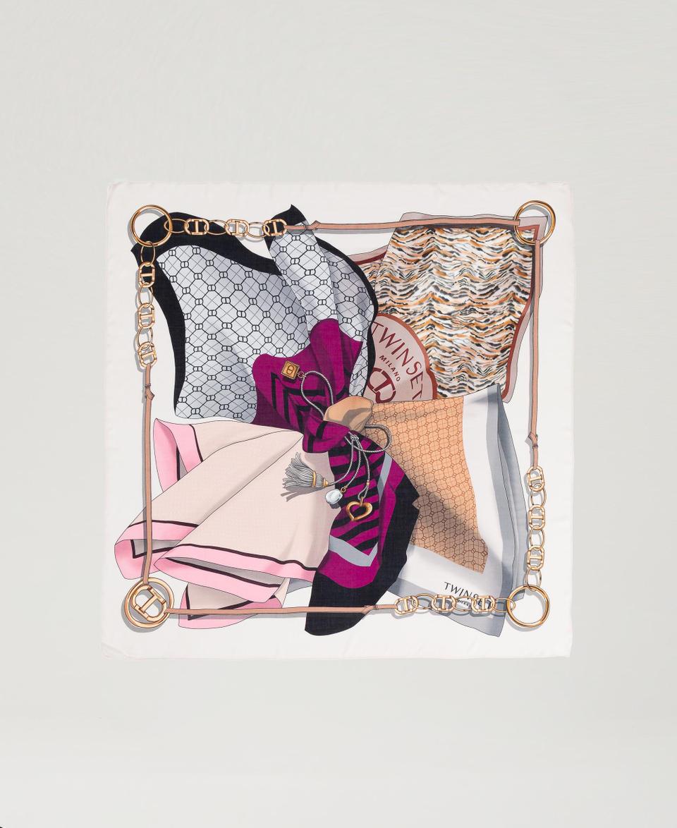 Twin Set Kefiah con mix di stampe Offerte