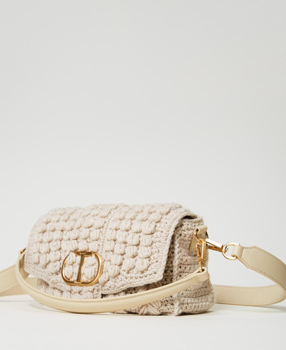Twin Set Borsa a tracolla 'Amie' media in tricot Hotsell