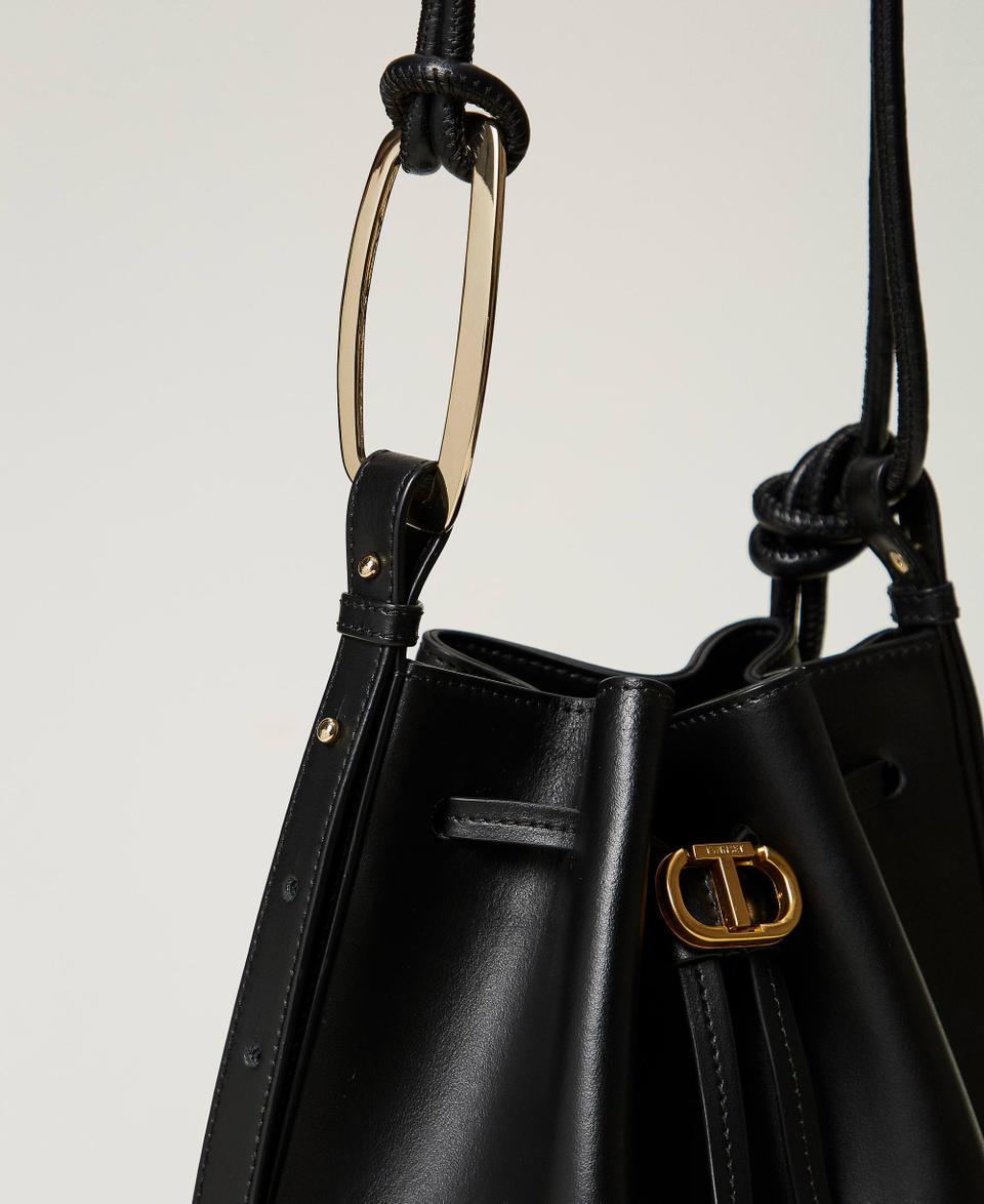 Twin Set Borsa a secchiello 'Jane' in pelle Prezzo di fabbrica