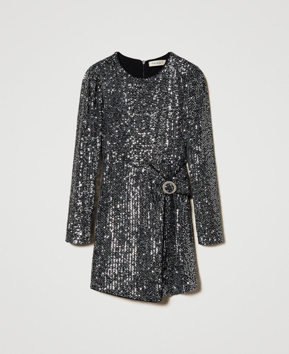Twin Set Abito corto in full paillettes Duty-free