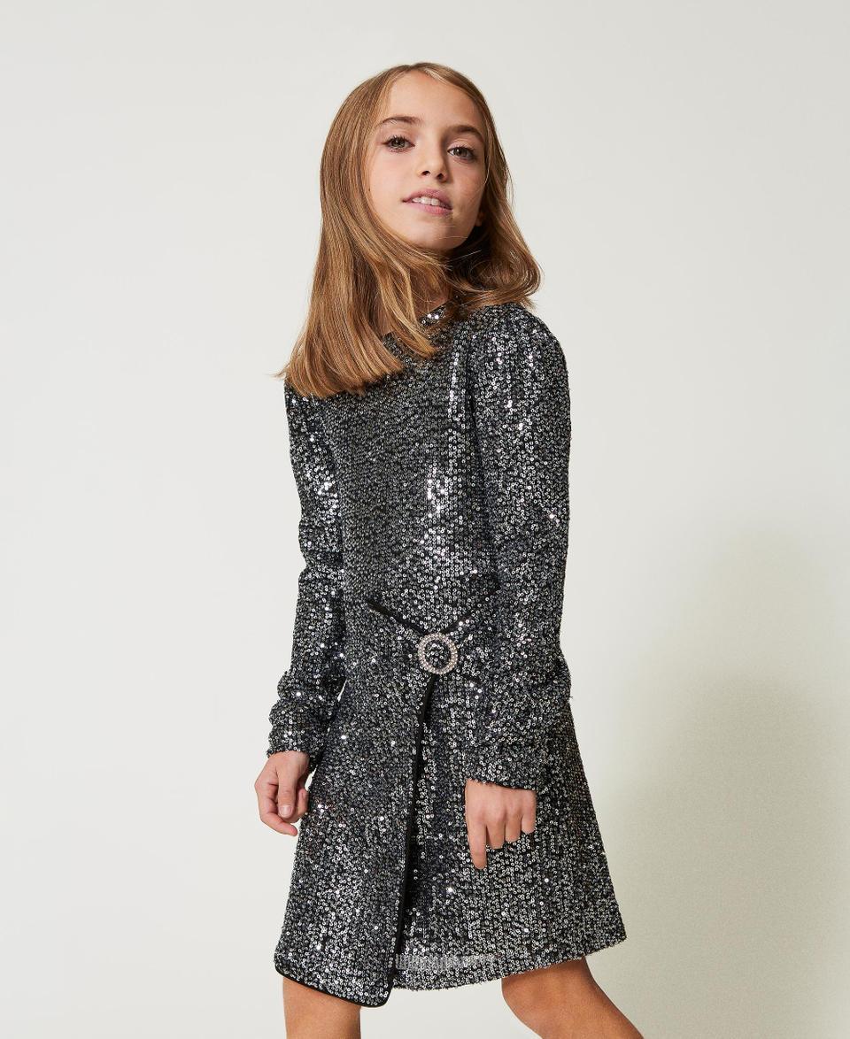 Twin Set Abito corto in full paillettes Duty-free