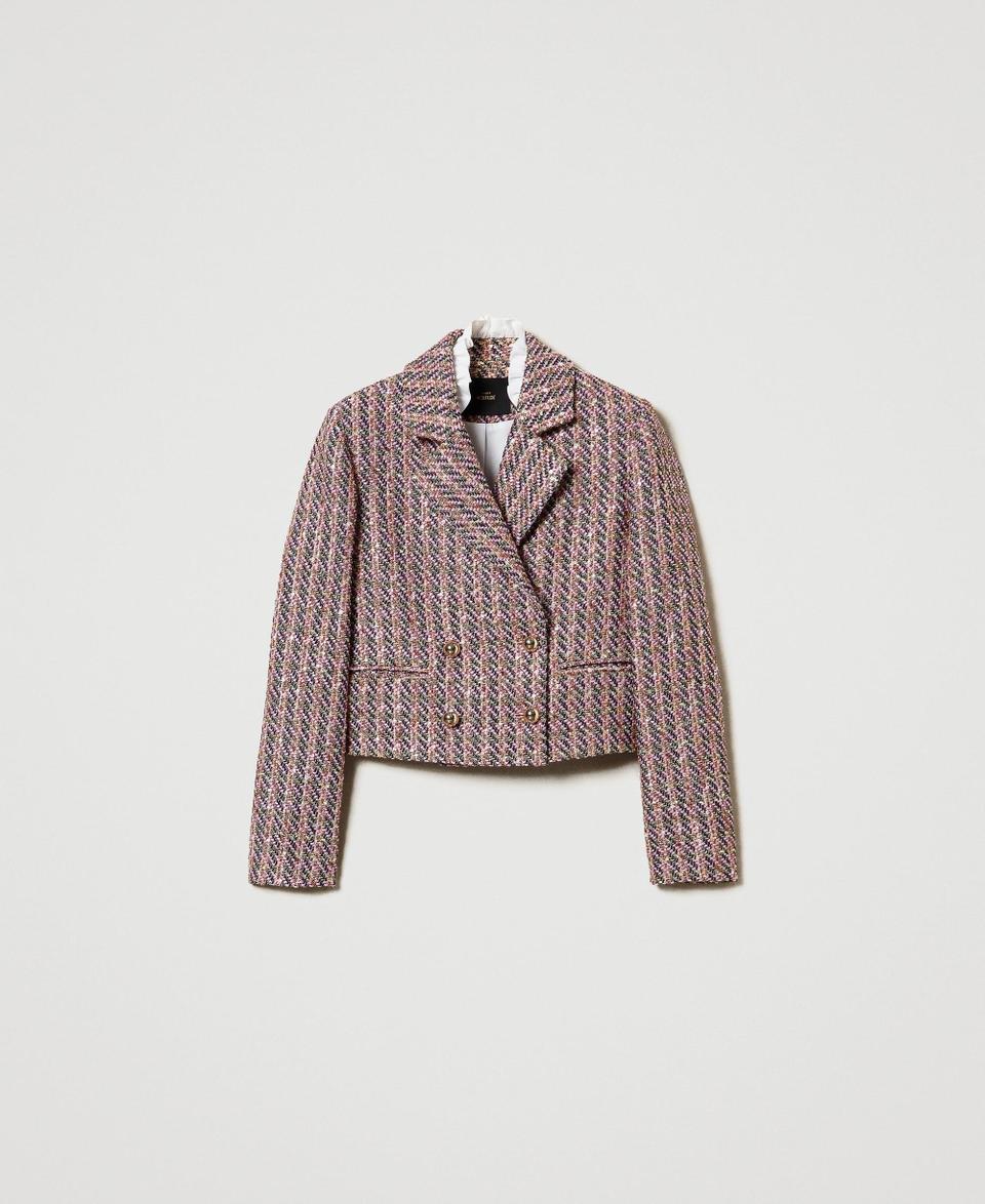Twin Set Giacca blazer in bouclé e lurex Nuovo