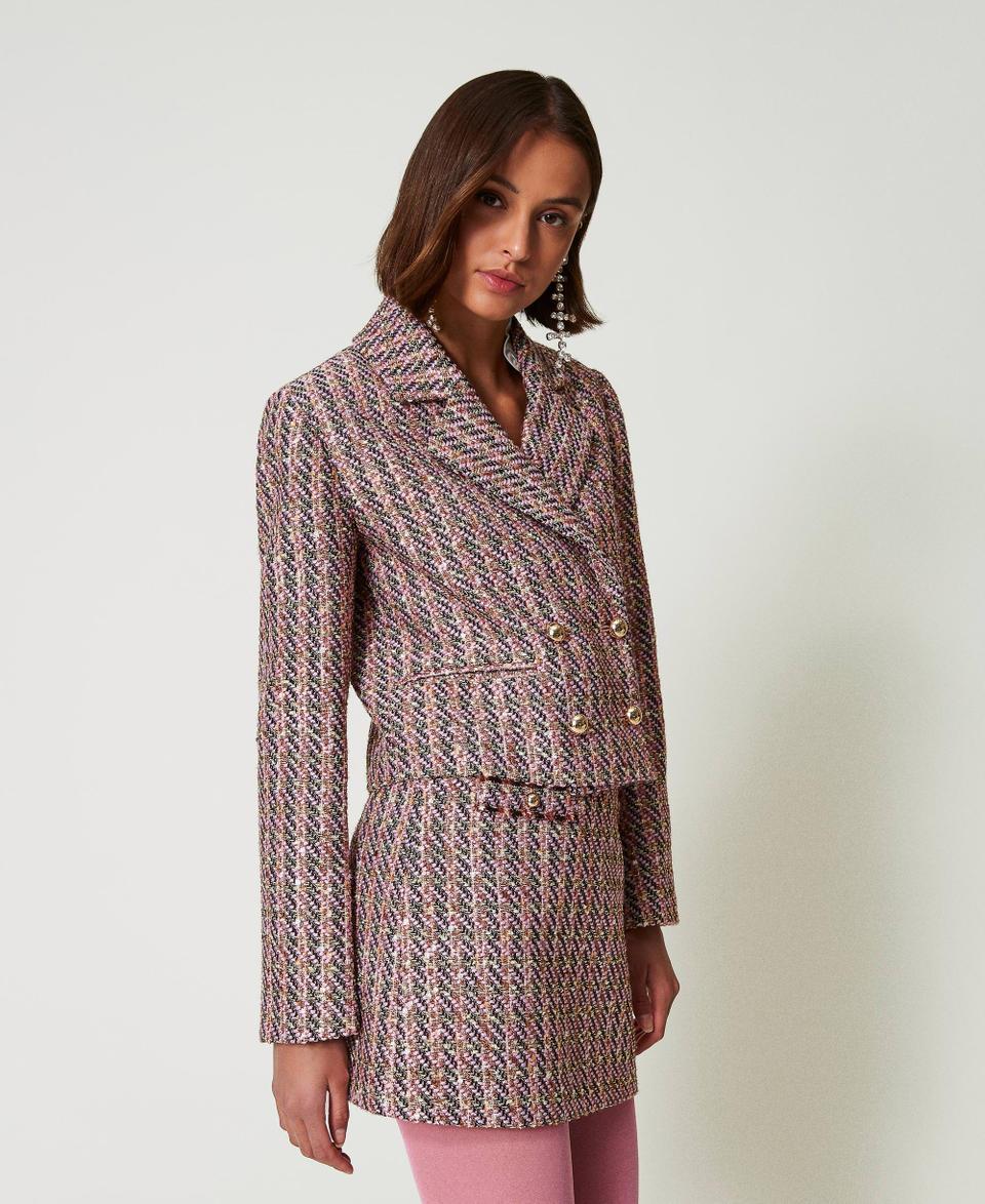 Twin Set Giacca blazer in bouclé e lurex Nuovo