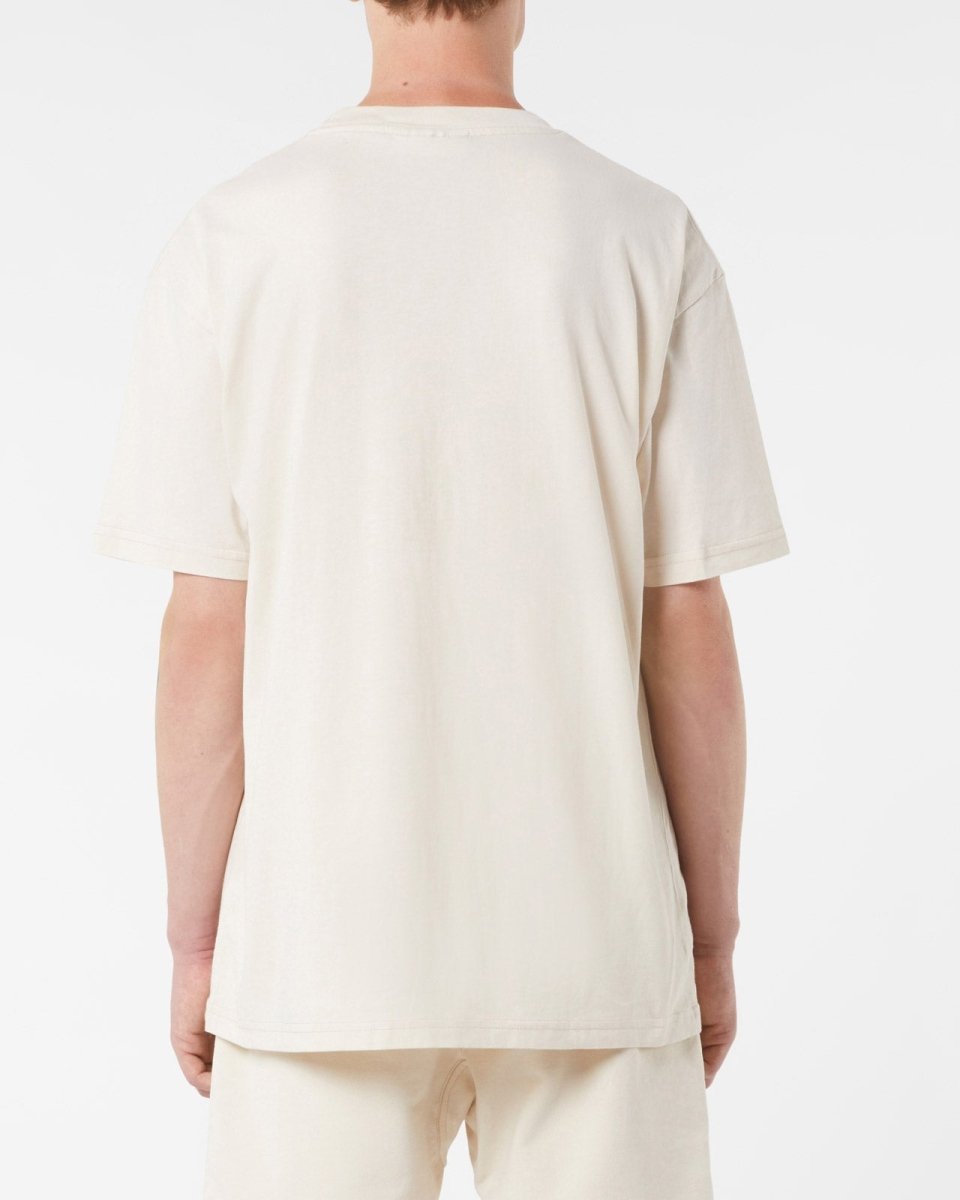 Vision Of Super SAND T-SHIRT WITH EMBROIDERED FLAMING HEART Economico