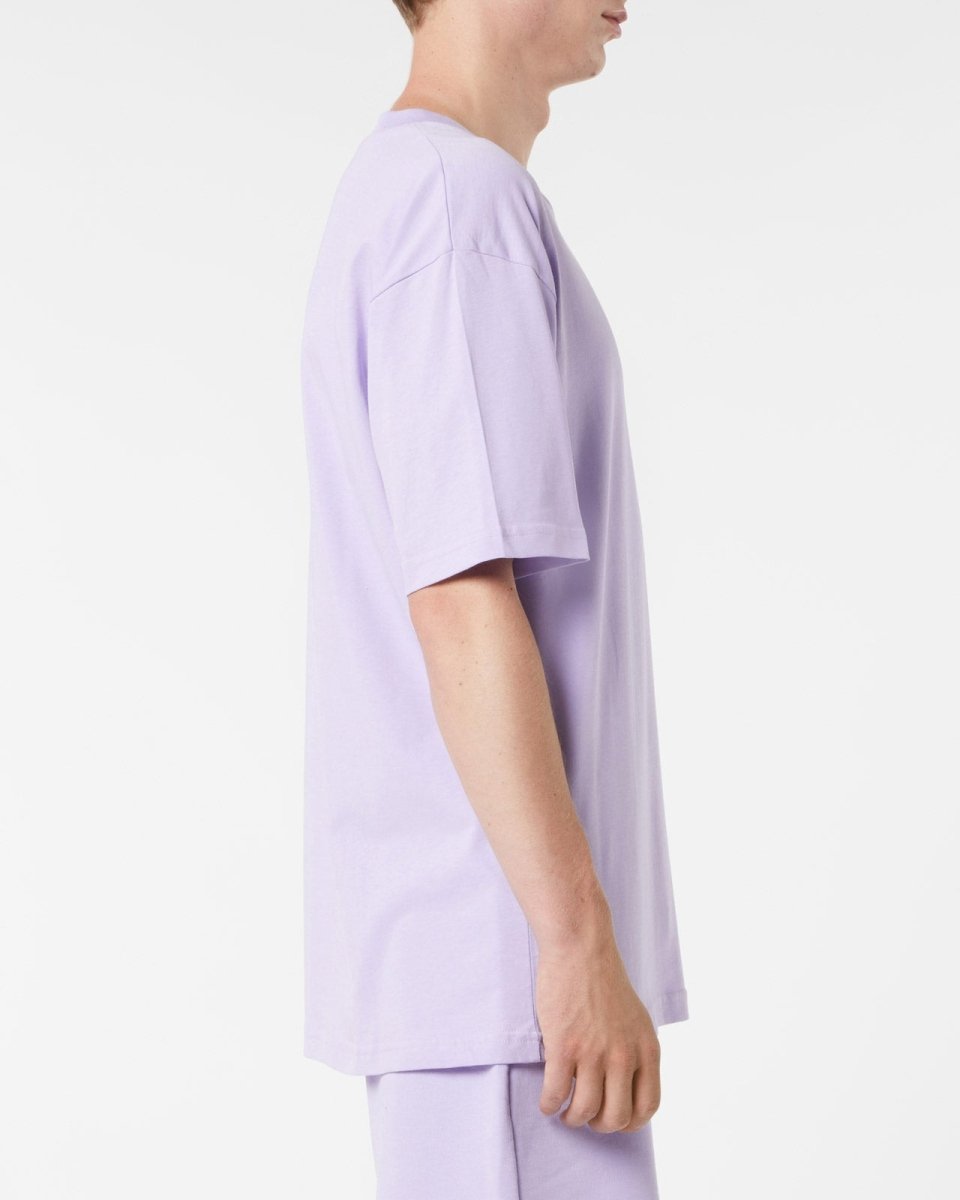Vision Of Super LILAC T-SHIRT WITH EMBROIDERED FLAMING HEART Italia
