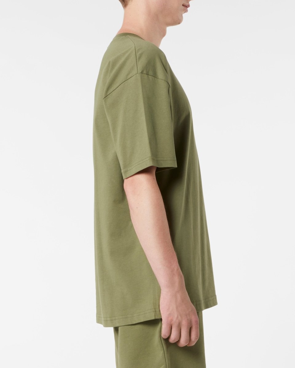 Vision Of Super GREEN T-SHIRT WITH EMBROIDERED FLAMING HEART In Linea