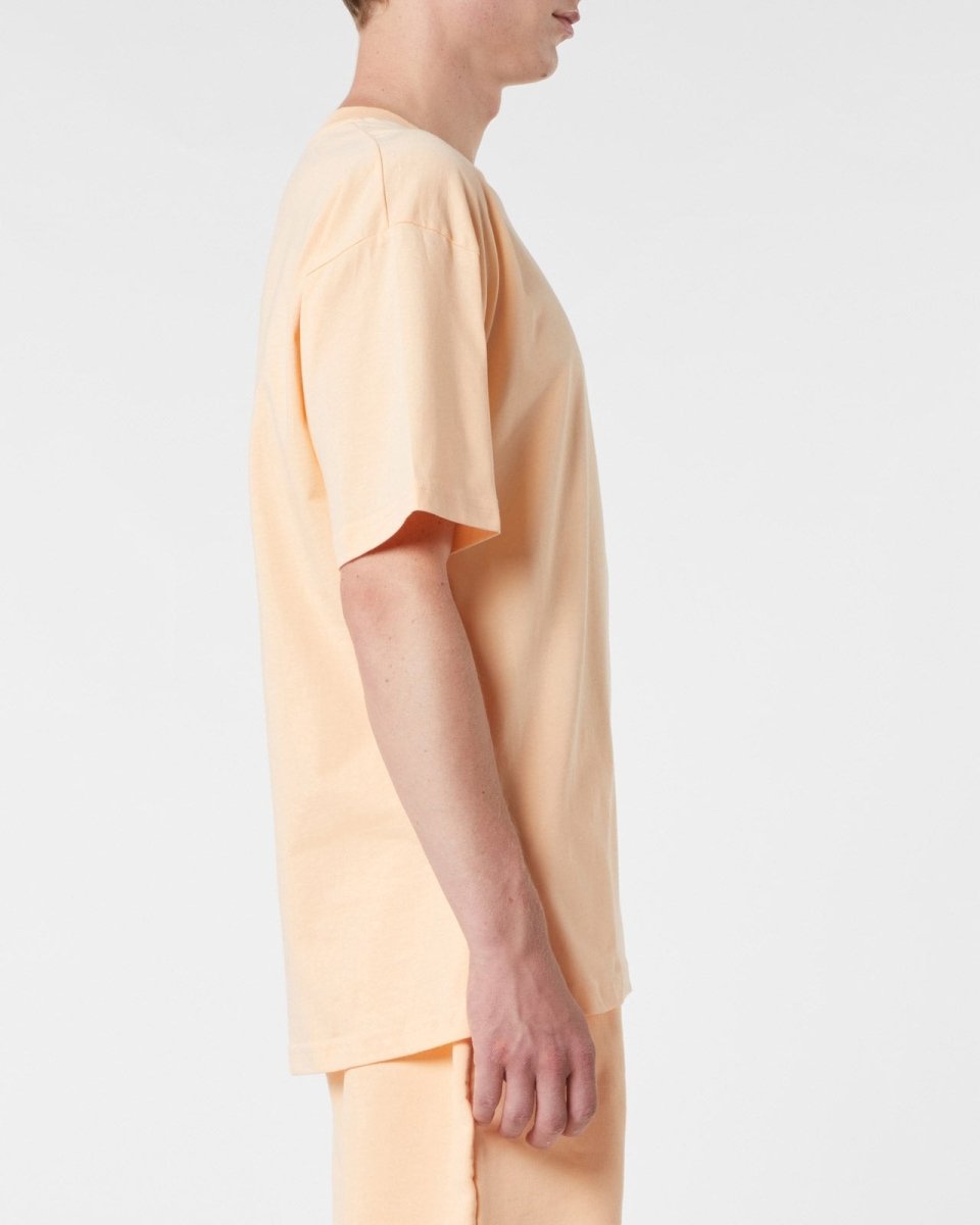 Vision Of Super PEACH T-SHIRT WITH EMBROIDERED FLAMING HEART Convenienza