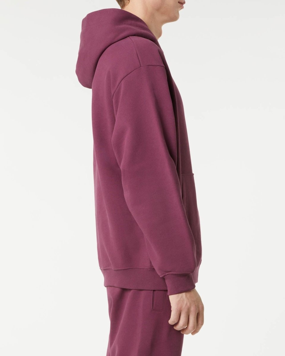 Vision Of Super GRAPE WINE HOODIE WITH EMBROIDERED FLAMING HEART Outlet
