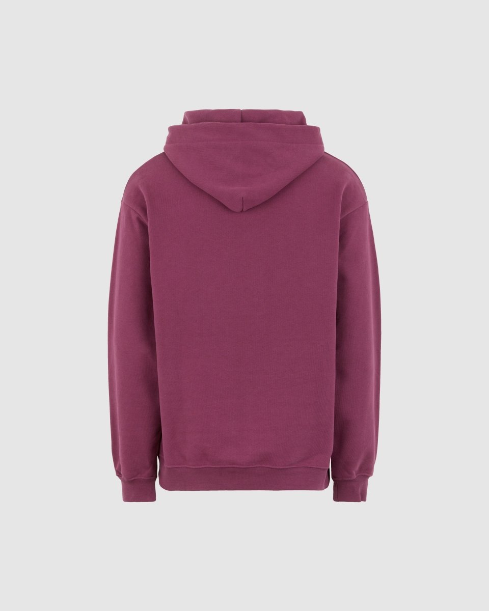 Vision Of Super GRAPE WINE HOODIE WITH EMBROIDERED FLAMING HEART Outlet