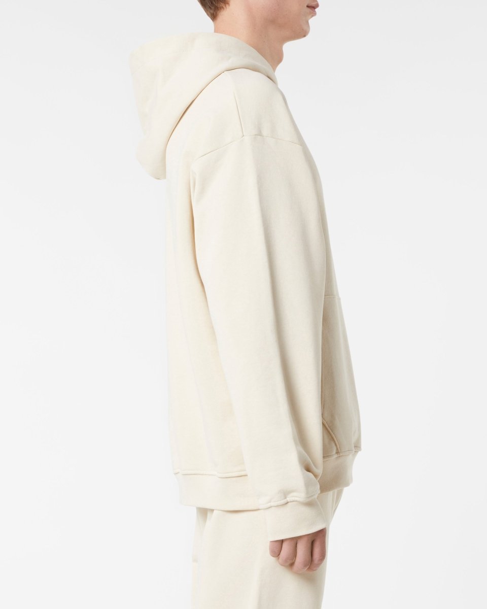 Vision Of Super SAND HOODIE WITH EMBROIDERED FLAMING HEART Nuova