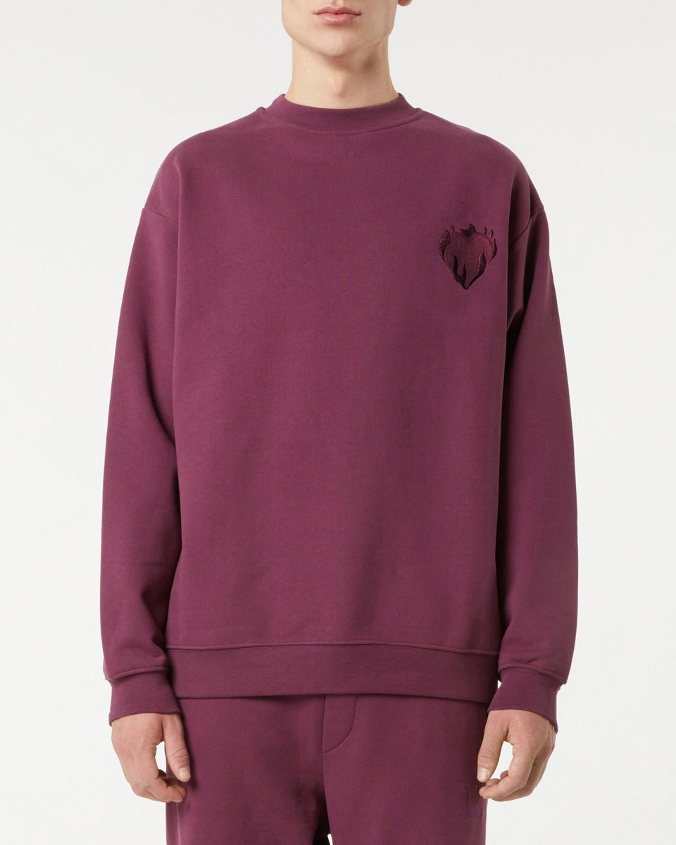 Vision Of Super GRAPE WINE CREWNECK WITH EMBROIDERED LOGO 2025