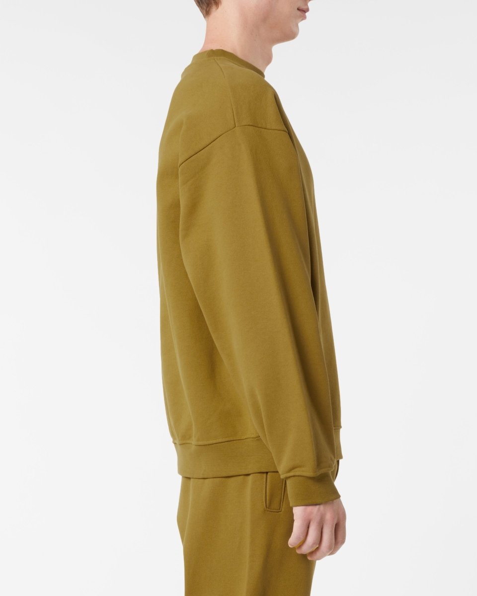 Vision Of Super PLANTATION CREWNECK WITH EMBROIDERED FLAMING HEART Negozi Online