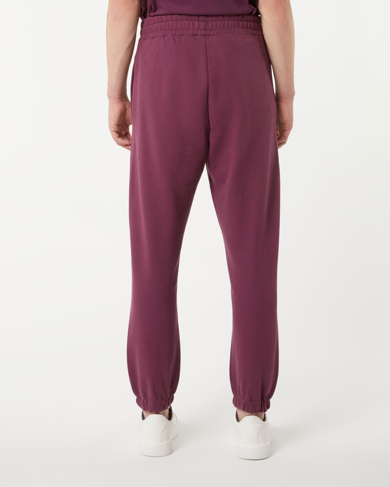 Vision Of Super GRAPE WINE PANTS WITH EMBROIDERED FLAMING HEART Vendita Calda
