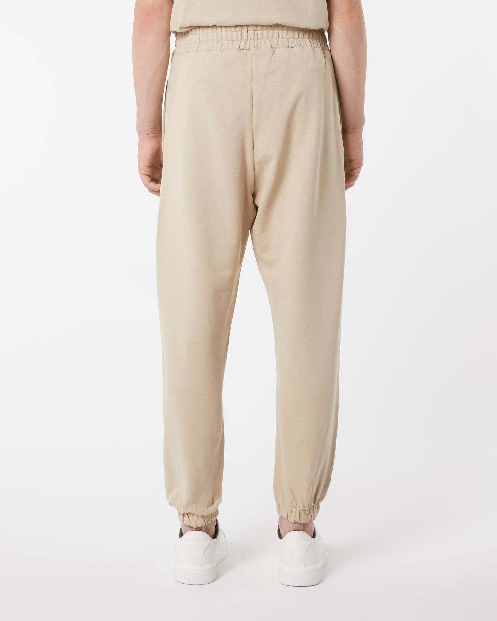 Vision Of Super LIGHT BROWN PANTS WITH EMBROIDERED FLAMING HEART Saldi Di Fabbrica