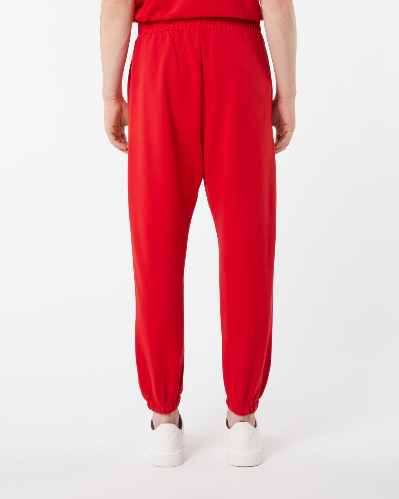 Vision Of Super RED PANTS WITH EMBROIDERED FLAMING HEART Vendite Flash