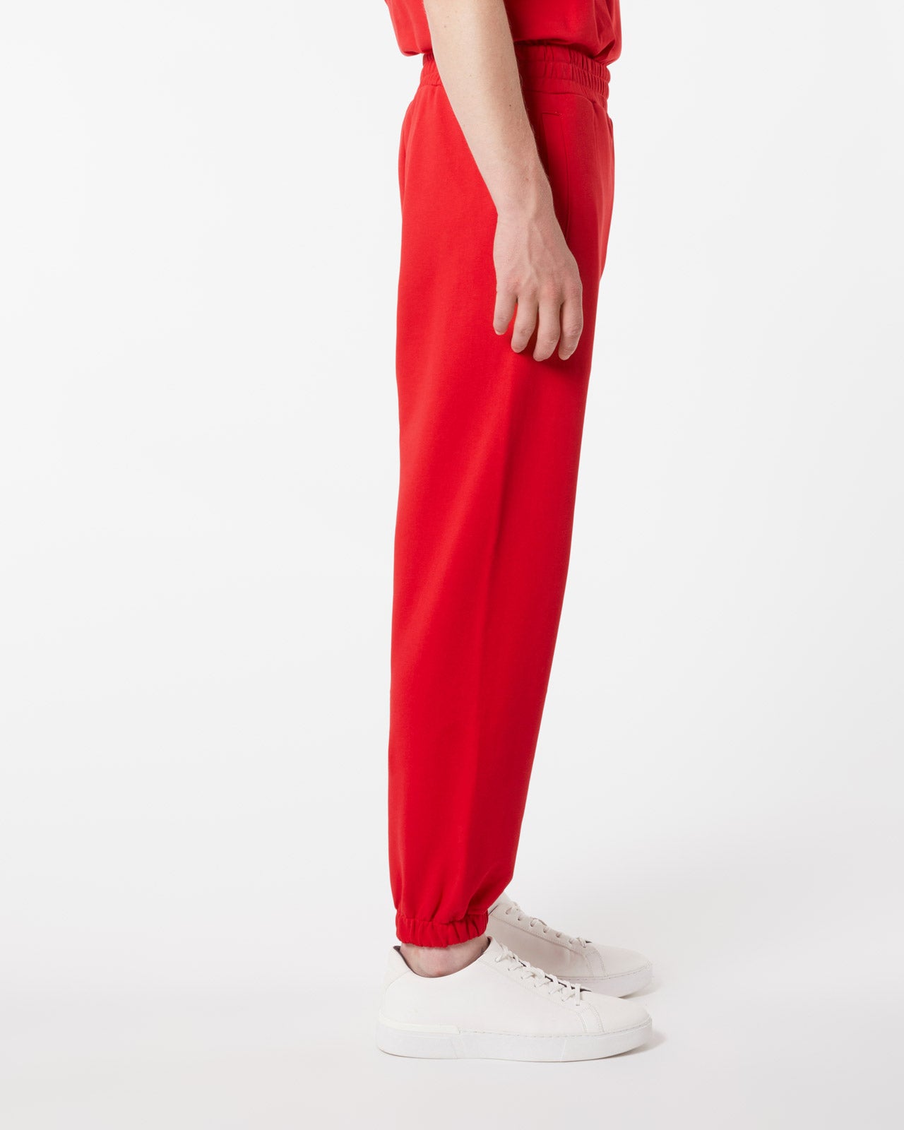 Vision Of Super RED PANTS WITH EMBROIDERED FLAMING HEART Vendite Flash