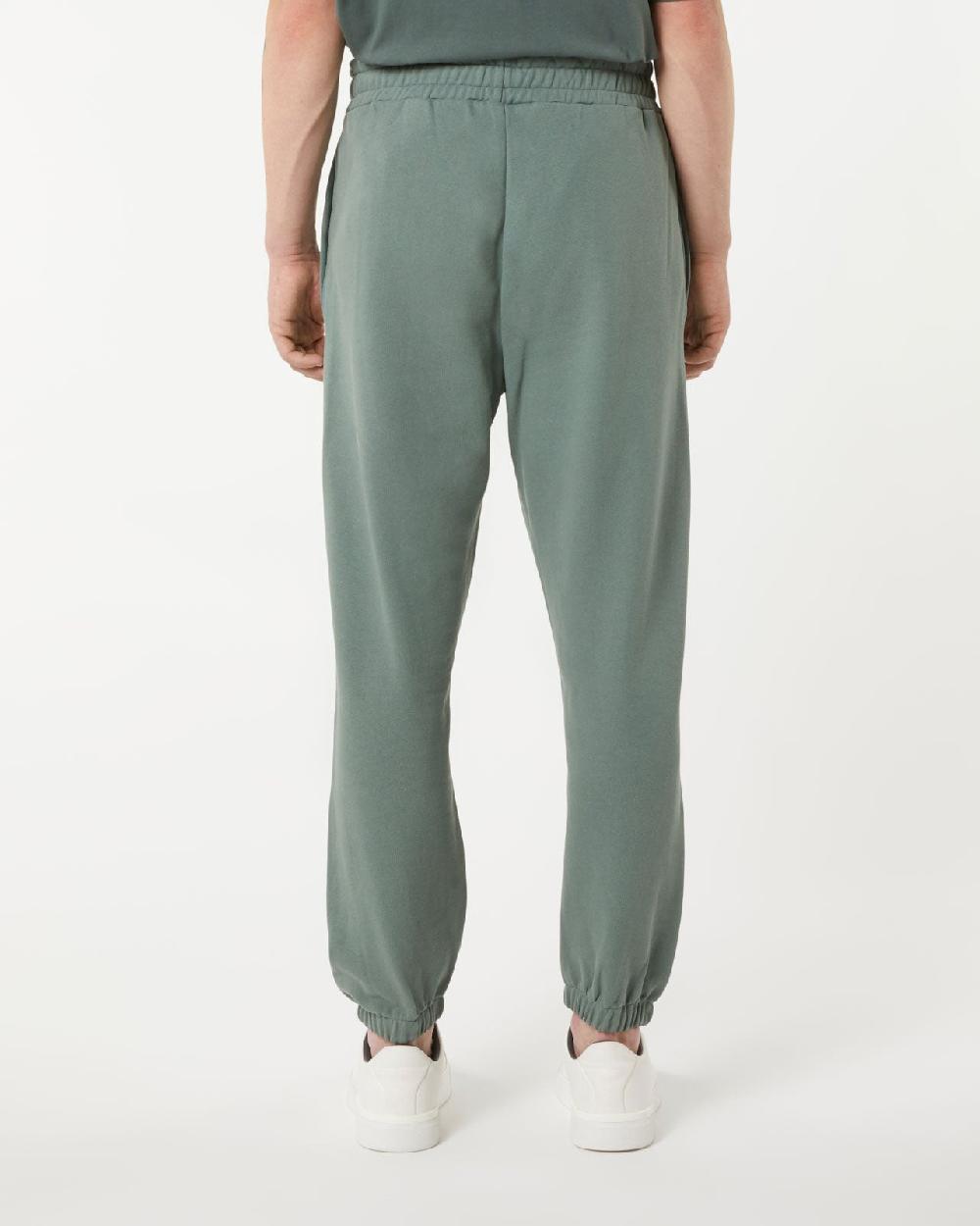 Vision Of Super BALSAM GREEN PANTS WITH EMBROIDERED FLAMING HEART Spedizione Gratuita