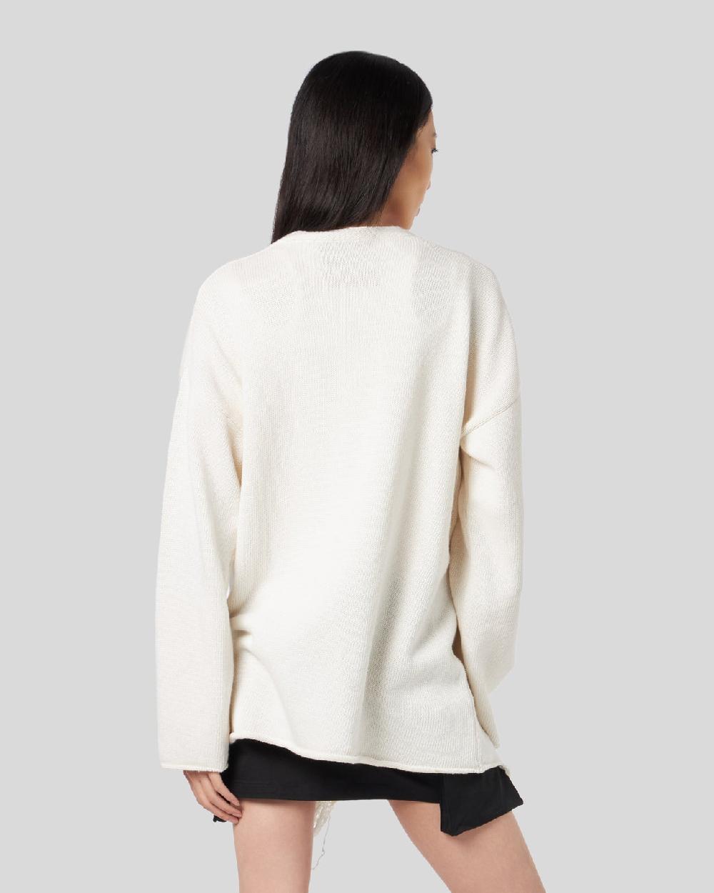 Vision Of Super SAND CARDIGAN WITH PRINTED TRIBAL FLAMES Presa