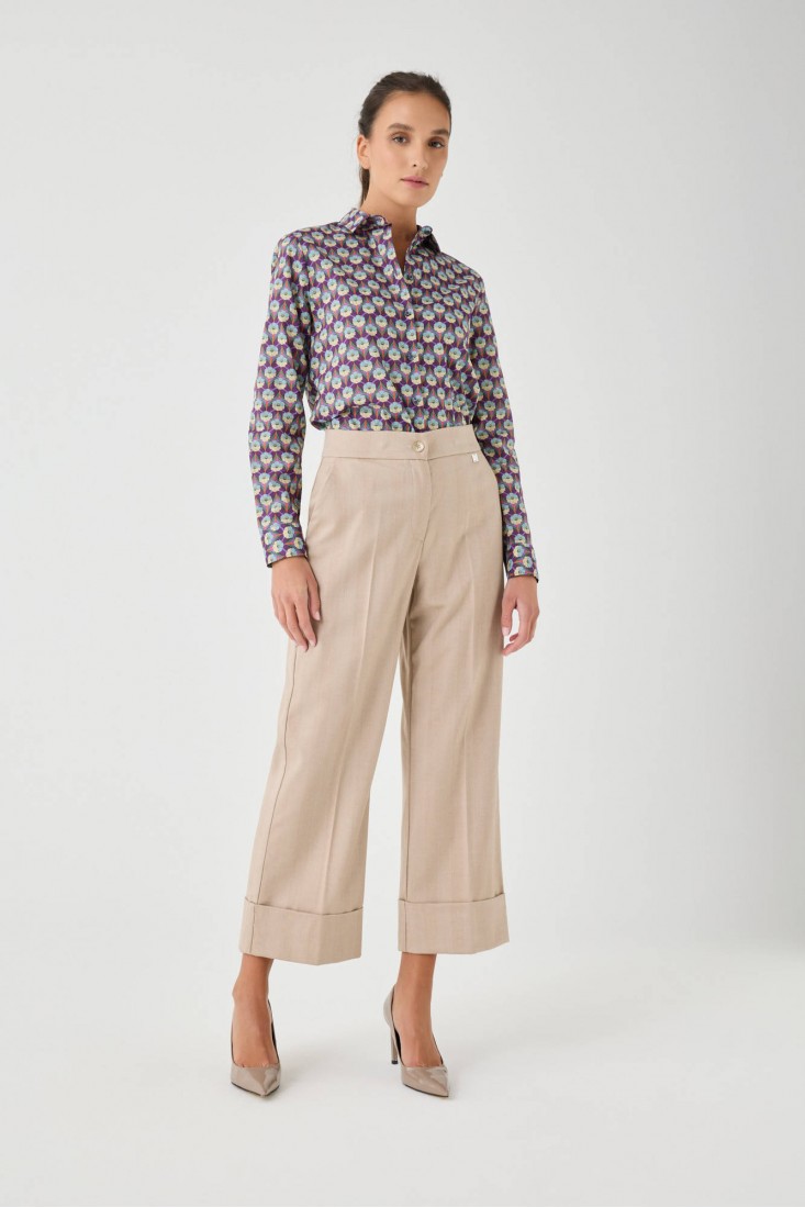 Zanetti 1965 Camicia in cotone Liberty Negozi Online