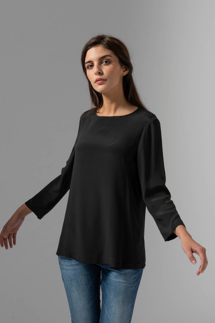 Zanetti 1965 Blusa in misto seta ZOE I Più Venduti