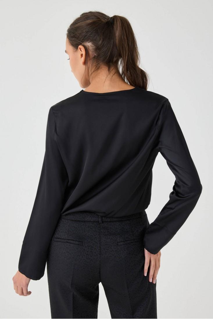 Zanetti 1965 Blusa in viscosa stretch Fornitura limitata