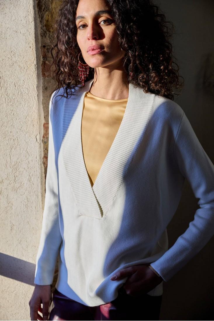 Zanetti 1965 Maglione in misto viscosa Spedizione Gratuita