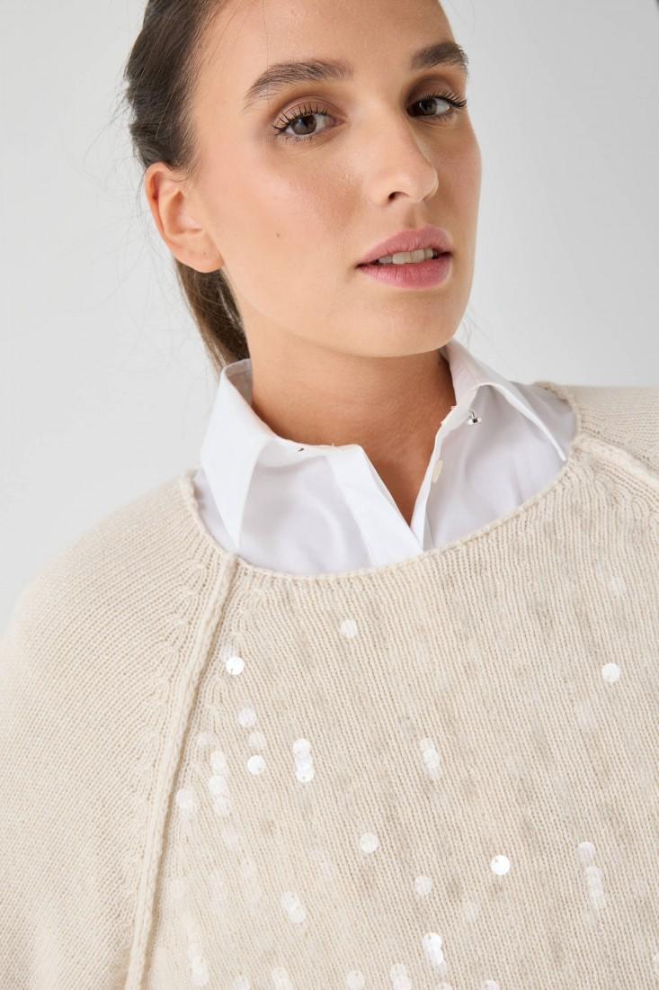 Zanetti 1965 Maglione con paillettes Negozi Online