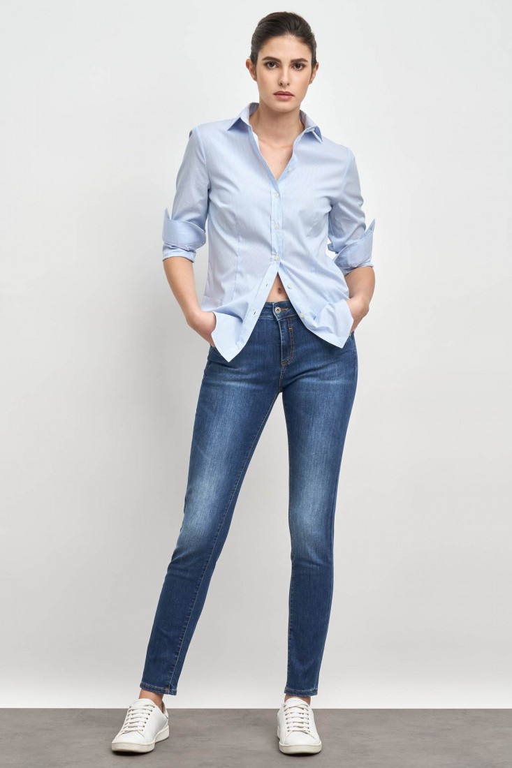 Zanetti 1965 Jeans stretch slim fit Consegna Veloce