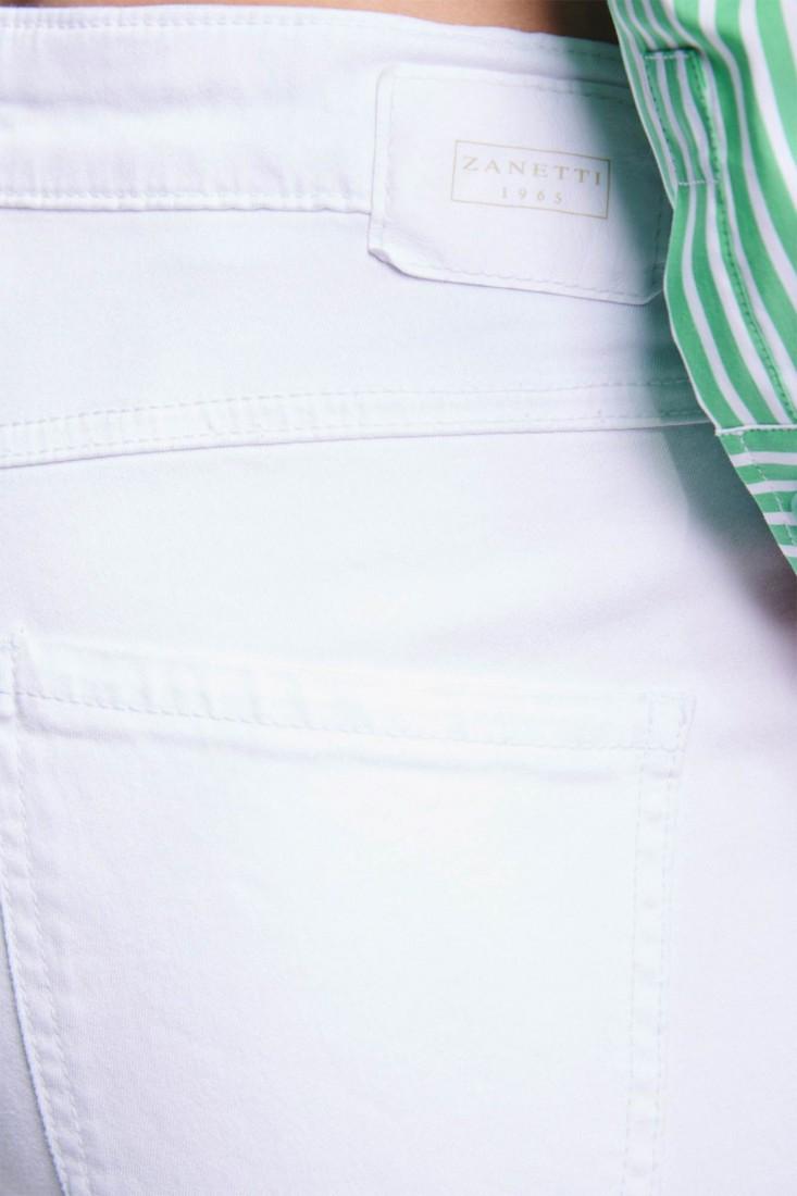Zanetti 1965 Jeans stretch slim bianco Shopping Online