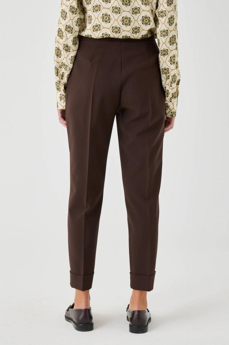 Zanetti 1965 Pantalone stretch con risvolto Affare Del Giorno
