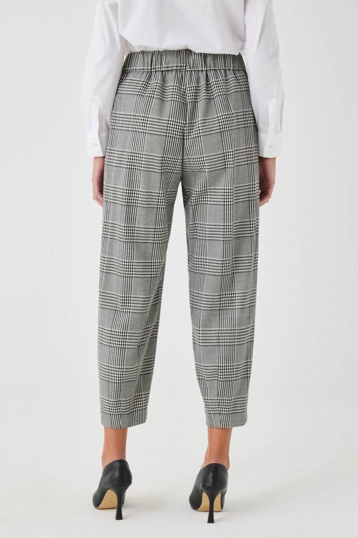 Zanetti 1965 Pantaloni carrot tartan Novità