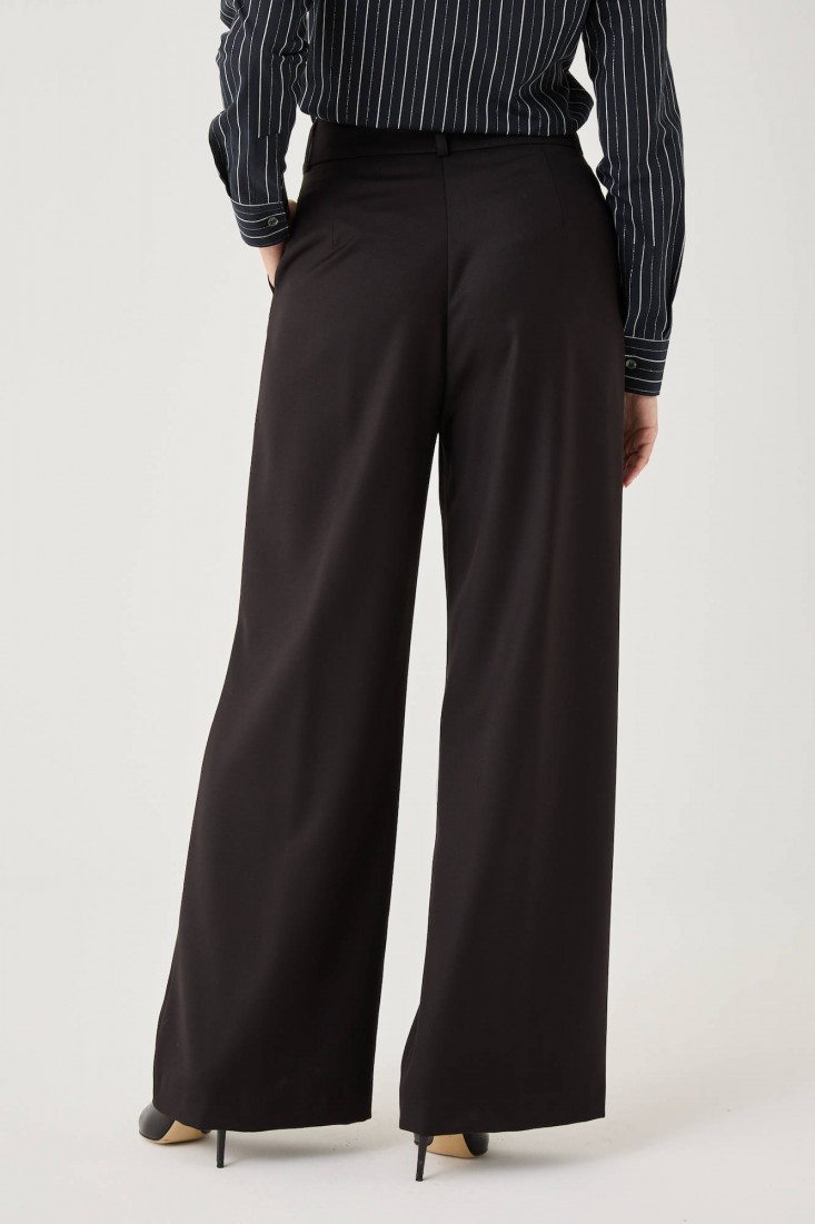 Zanetti 1965 Pantalone ampio in caldo misto viscosa stretch Sconto