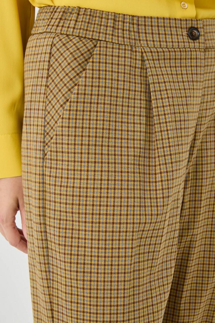 Zanetti 1965 Pantalone carrot pied de poule Offerta