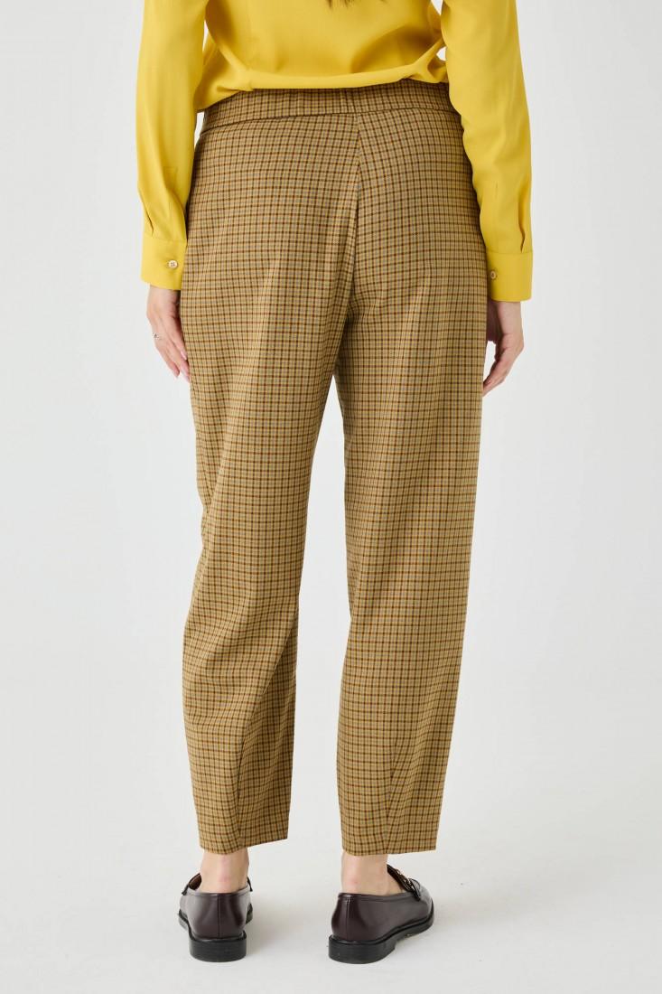Zanetti 1965 Pantalone carrot pied de poule Offerta