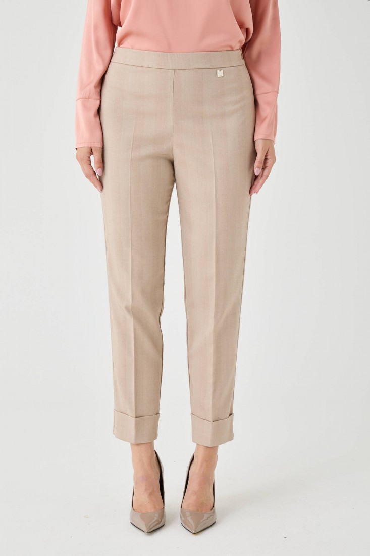 Zanetti 1965 Pantalone in twill di misto ramiè Outlet