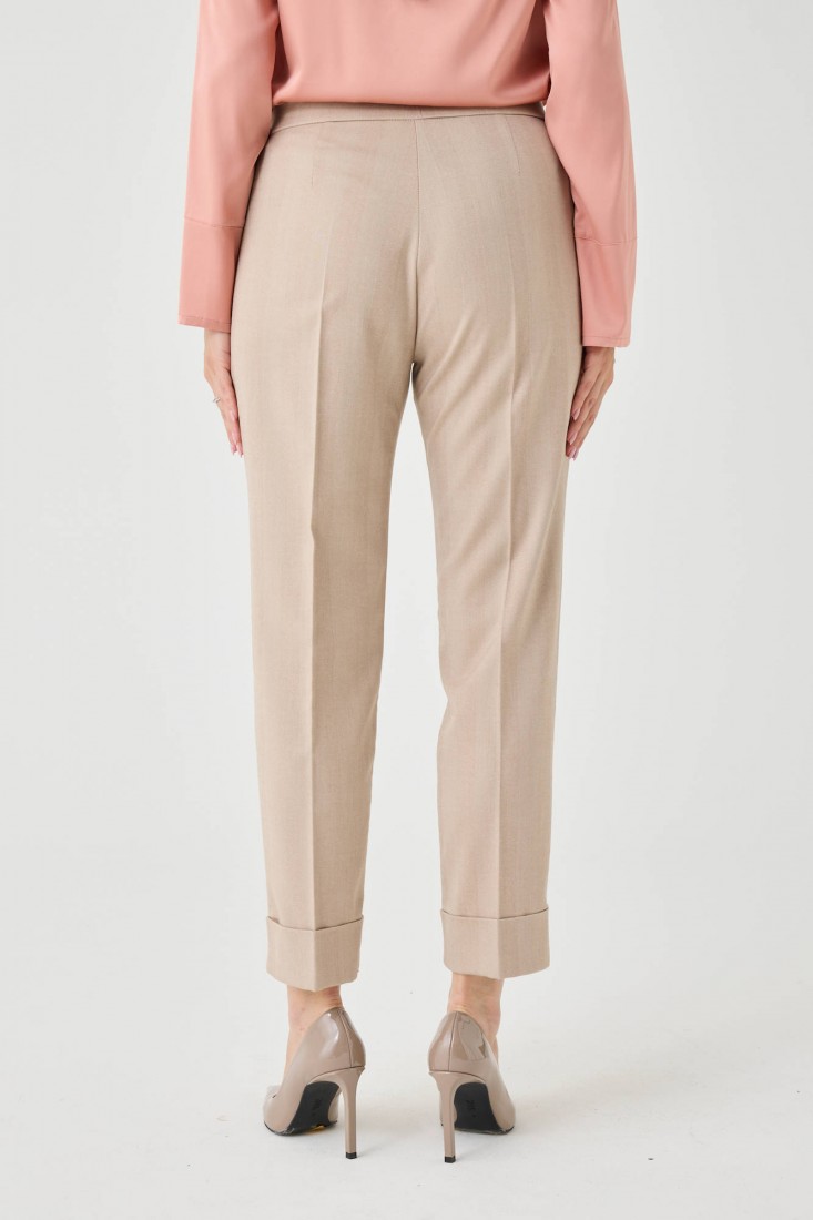 Zanetti 1965 Pantalone in twill di misto ramiè Outlet