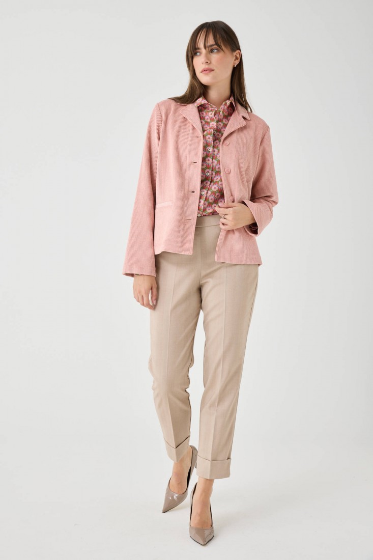 Zanetti 1965 Pantalone in twill di misto ramiè Outlet