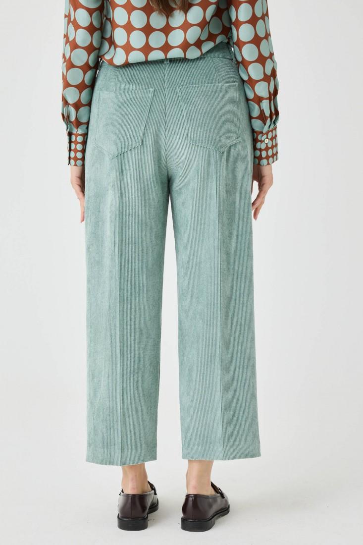 Zanetti 1965 Pantaloni in velluto cropped Vendita Economica