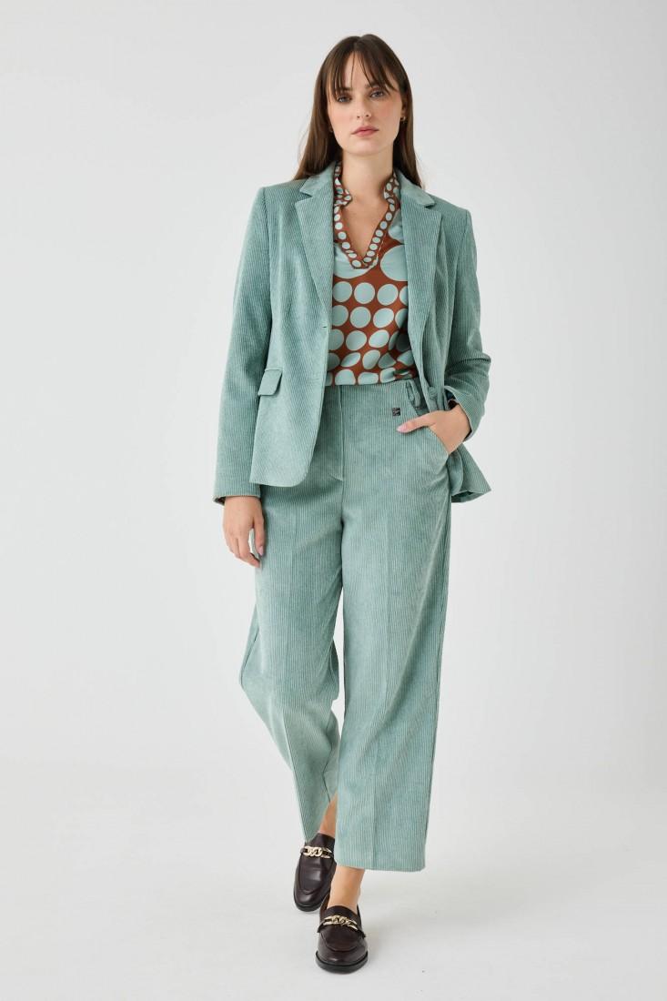 Zanetti 1965 Pantaloni in velluto cropped Vendita Economica