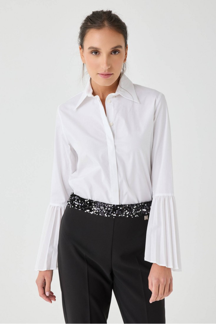 Zanetti 1965 Camicia con mancihe plissettate Moda