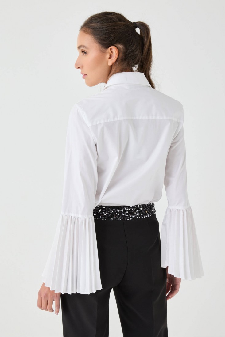 Zanetti 1965 Camicia con mancihe plissettate Moda