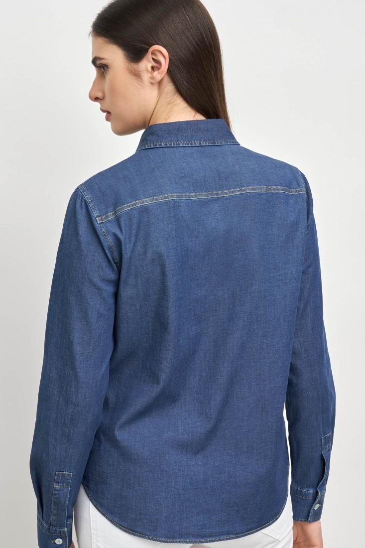 Zanetti 1965 Camicia in denim stretch STEFY Officina
